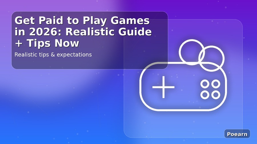 Get Paid to Play Games in 2026: Realistic Guide + Tips Now